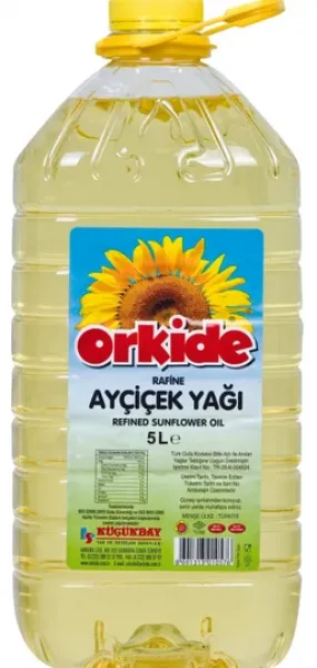 Orkide Ayçiçek Yağı Pet 5 lt Sıvı Yağ