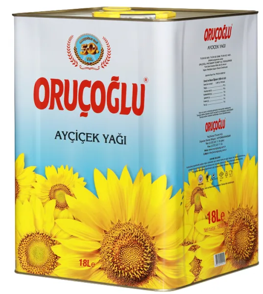 Oruçoğlu Ayçiçek Yağı 18 lt Sıvı Yağ