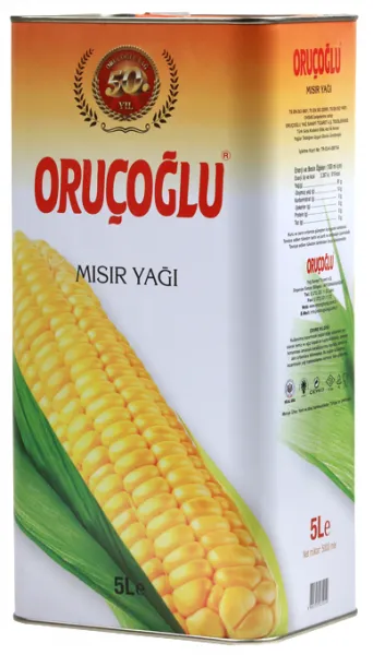 Oruçoğlu Mısır Yağı 5 lt Sıvı Yağ