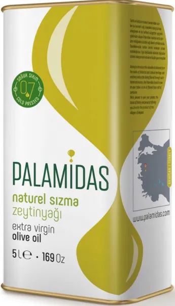 Palamidas Natürel Sızma Zeytinyağı 5 lt Sıvı Yağ