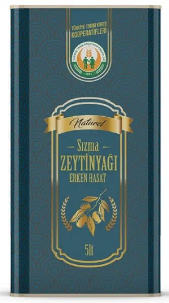 Tarım Kredi Birlik Erken Hasat Naturel Sızma Zeytinyağı 5 lt Sıvı Yağ