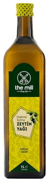 The Mill Natürel Sızma Zeytinyağı Cam 1 lt Sıvı Yağ