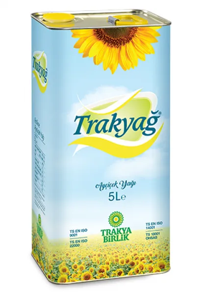 Trakyağ Ayçiçek Yağı 5 lt Sıvı Yağ