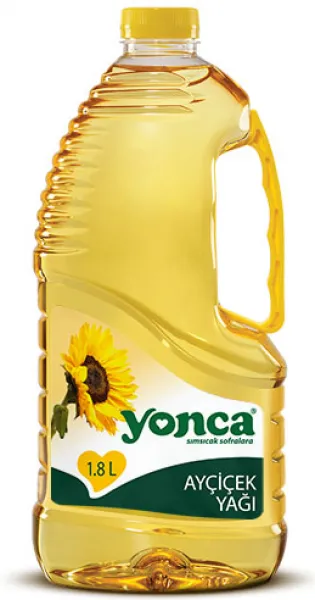 Yonca Ayçiçek Yağı 1.8 lt Sıvı Yağ