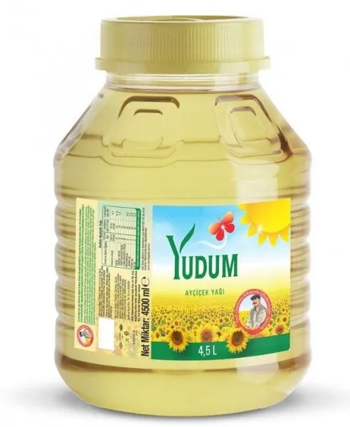 Yudum Ayçiçek Yağı Kavanoz Pet 4.5 lt Sıvı Yağ