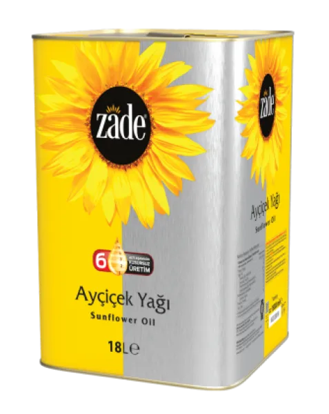 Zade Ayçiçek Yağı 18 lt Sıvı Yağ