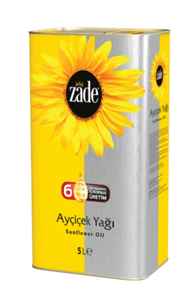 Zade Ayçiçek Yağı 5 lt Sıvı Yağ