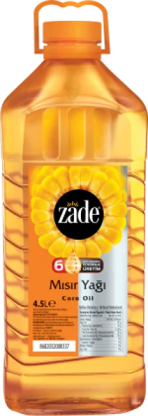 Zade Mısır Yağı Pet 4.5 lt Sıvı Yağ