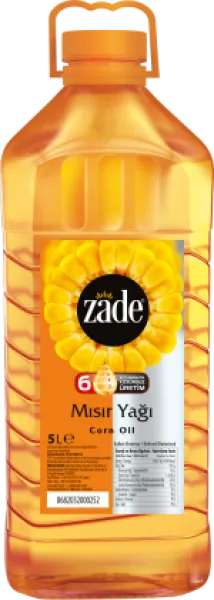 Zade Mısır Yağı Pet 5 lt Sıvı Yağ