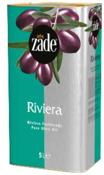 Zade Riviera Zeytinyağı 5 lt Sıvı Yağ