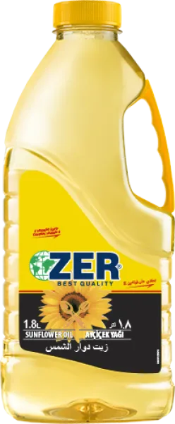 Zer Ayçiçek Yağı 1.8 lt Sıvı Yağ