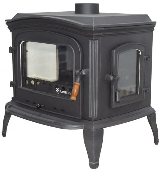 Flame Stove Altara Lüx Yan Kapak Döküm Şömine Soba