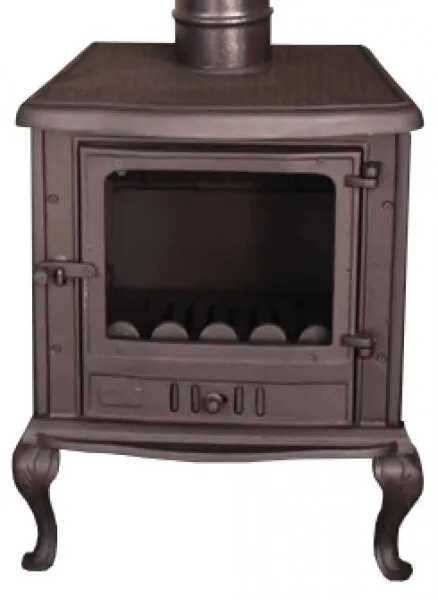 Goldmax GM-005B 3 Yanı Camlı / Oval Köşe Şömine Soba