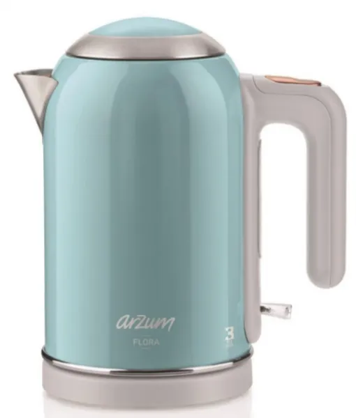 Arzum AR3012 Flora Kırmızı / Pembe / Turkuaz Su Isıtıcı