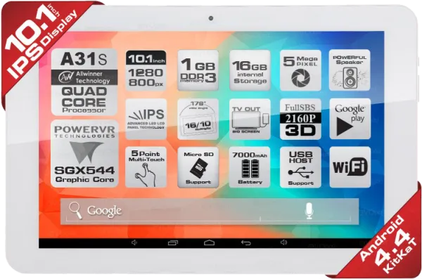 Dark EvoPad A1042 Tablet