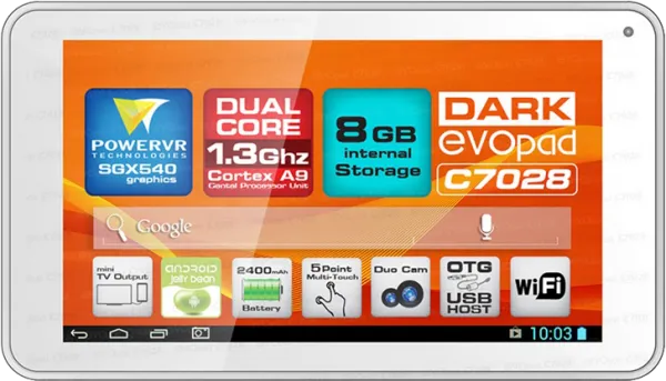 Dark EvoPad C7028 Tablet