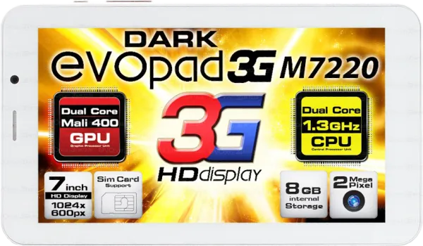 Dark EvoPad M7220 (3G) Tablet