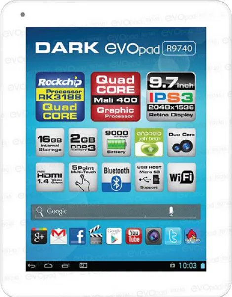 Dark EvoPad R9740 Tablet