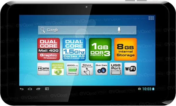 Dark EvoPad V7022 Tablet