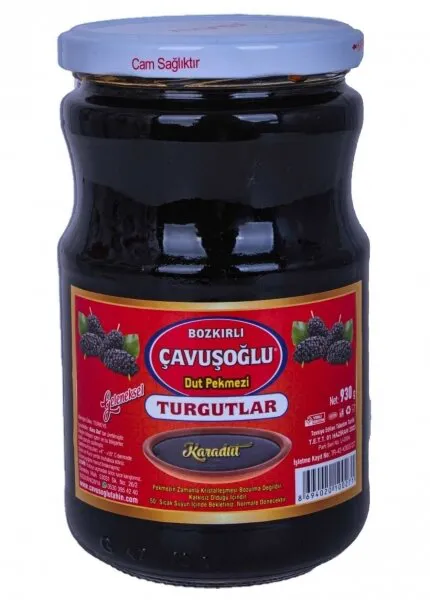 Çavuşoğlu Karadut Pekmezi Kavanoz 930 gr Pekmez