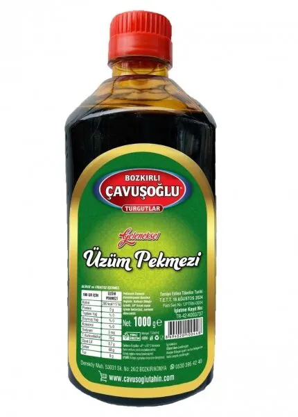 Çavuşoğlu Üzüm Pekmezi 1 kg Pekmez