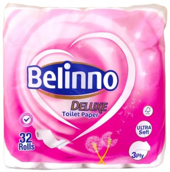 Belinno Deluxe Tuvalet Kağıdı 32 Rulo Tuvalet Kağıdı
