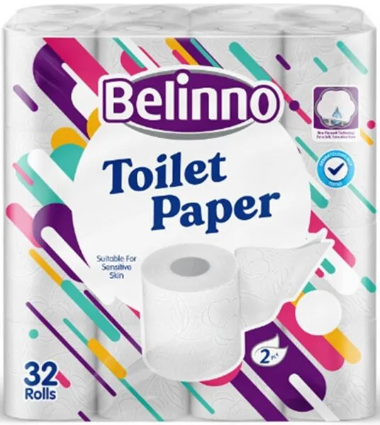 Belinno Tuvalet Kağıdı 32 Rulo Tuvalet Kağıdı
