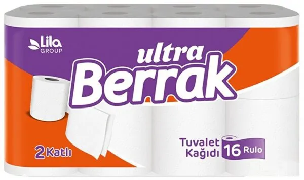 Berrak Ultra Tuvalet Kağıdı 16 Rulo Tuvalet Kağıdı