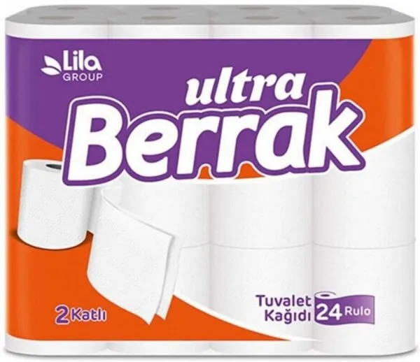 Berrak Ultra Tuvalet Kağıdı 24 Rulo Tuvalet Kağıdı