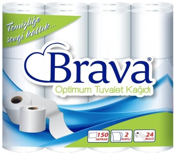 Brava Optimum Tuvalet Kağıdı 24 Rulo Tuvalet Kağıdı
