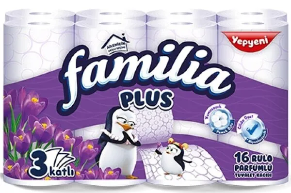 Familia Plus Parfümlü Tuvalet Kağıdı 16 Rulo Tuvalet Kağıdı