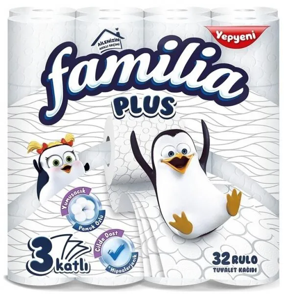 Familia Plus Tuvalet Kağıdı 32 Rulo Tuvalet Kağıdı