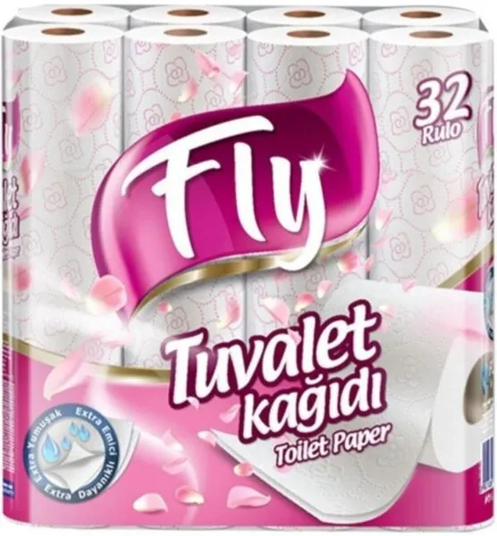 Fly Tuvalet Kağıdı 32 Rulo Tuvalet Kağıdı