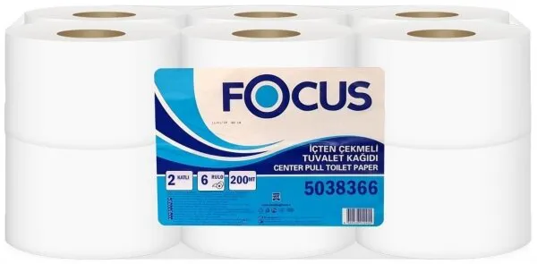 Focus Extra İçten Çekmeli 6 Rulo Tuvalet Kağıdı