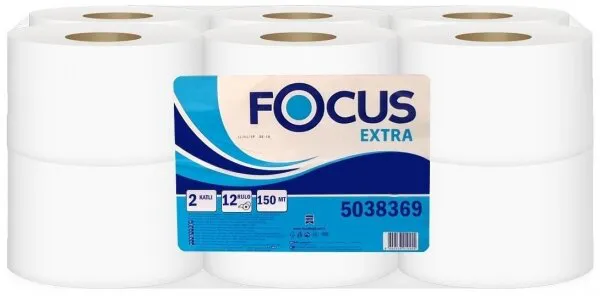 Focus Extra Mini Jumbo Tuvalet Kağıdı 12 Rulo Tuvalet Kağıdı