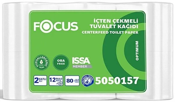 Focus Optimum İçten Çekmeli Tuvalet Kağıdı 12 Rulo Tuvalet Kağıdı