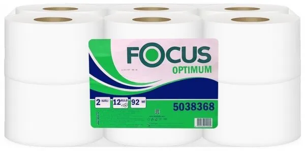 Focus Optimum Mini Jumbo Tuvalet Kağıdı 12 Rulo Tuvalet Kağıdı