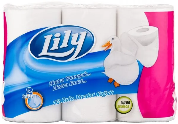 Lily Tuvalet Kağıdı 12 Rulo Tuvalet Kağıdı