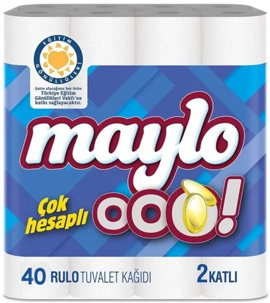 Maylo Ooo Tuvalet Kağıdı 40 Rulo Tuvalet Kağıdı