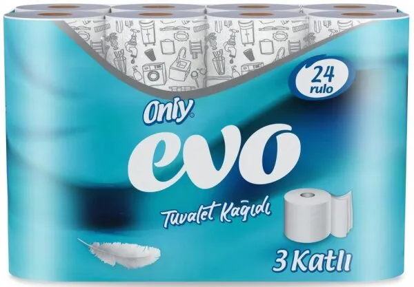 Only Evo Tuvalet Kağıdı 24 Rulo Tuvalet Kağıdı