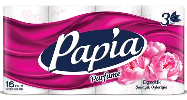 Papia Parfümlü Tuvalet Kağıdı 16 Rulo Tuvalet Kağıdı