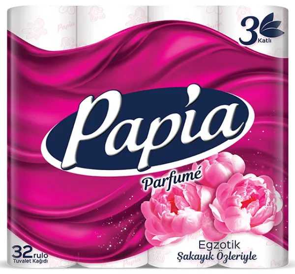 Papia Parfümlü Tuvalet Kağıdı 32 Rulo Tuvalet Kağıdı