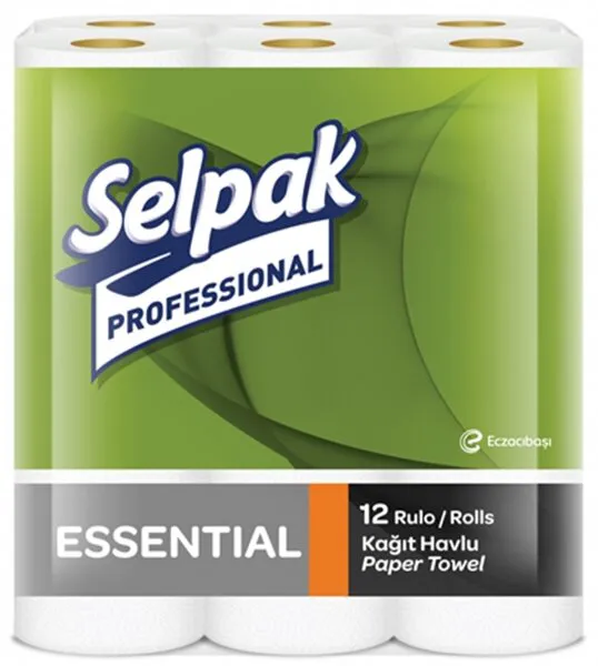 Selpak Professional Essential Tuvalet Kağıdı 12 Rulo Tuvalet Kağıdı