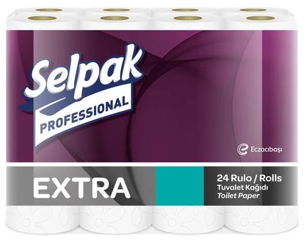 Selpak Professional Extra Tuvalet Kağıdı 24 Rulo Tuvalet Kağıdı