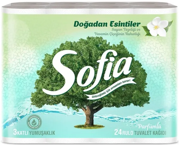 Sofia Parfümlü Tuvalet Kağıdı 24 Rulo Tuvalet Kağıdı