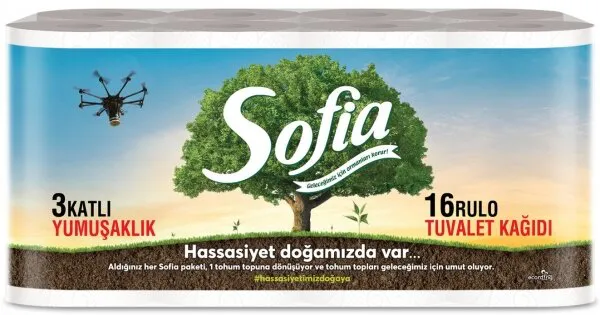 Sofia Tuvalet Kağıdı 16 Rulo Tuvalet Kağıdı