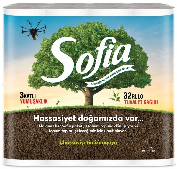 Sofia Tuvalet Kağıdı 32 Rulo Tuvalet Kağıdı