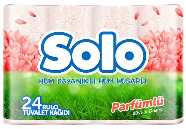 Solo Parfümlü Tuvalet Kağıdı 24 Rulo Tuvalet Kağıdı