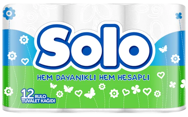 Solo Tuvalet Kağıdı 12 Rulo Tuvalet Kağıdı