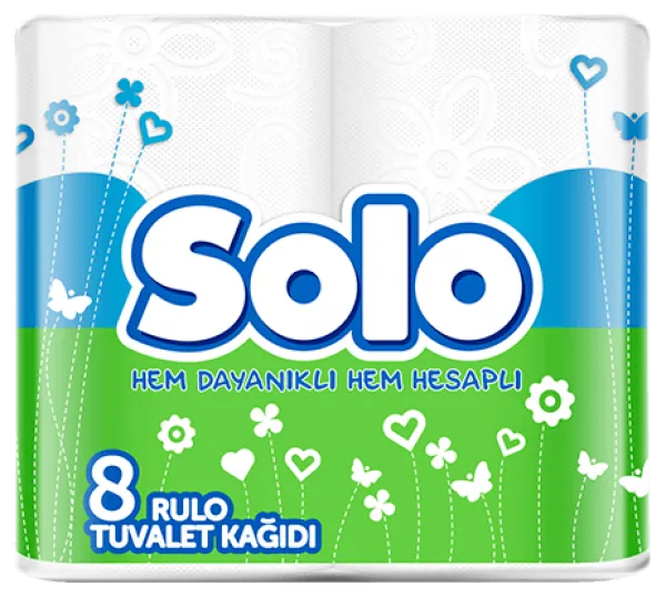 Solo Tuvalet Kağıdı 8 Rulo Tuvalet Kağıdı